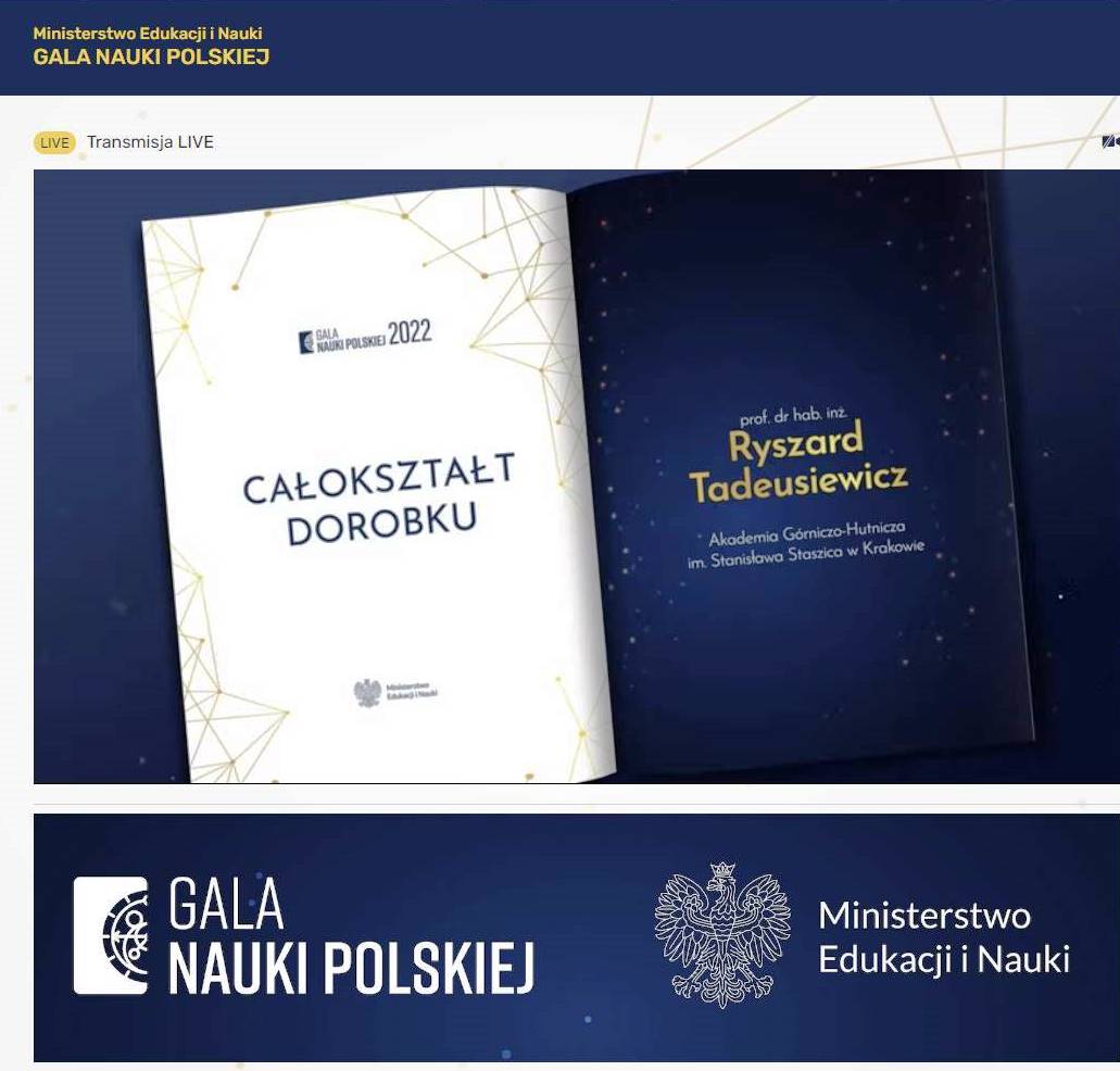 Nagroda Ministra-Ryszard Tadeusiewicz AGH