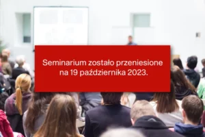 Seminarium odwołane baner