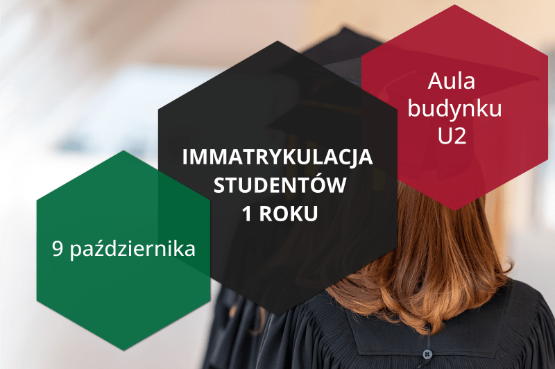 baner IMMATRYKULACJĘ STUDENTÓW